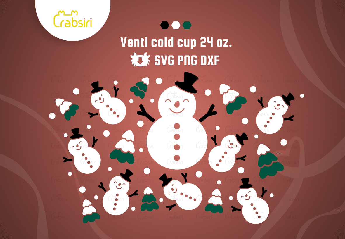 Snowman-Christmas-No-hole-starbucks-wrap-svg