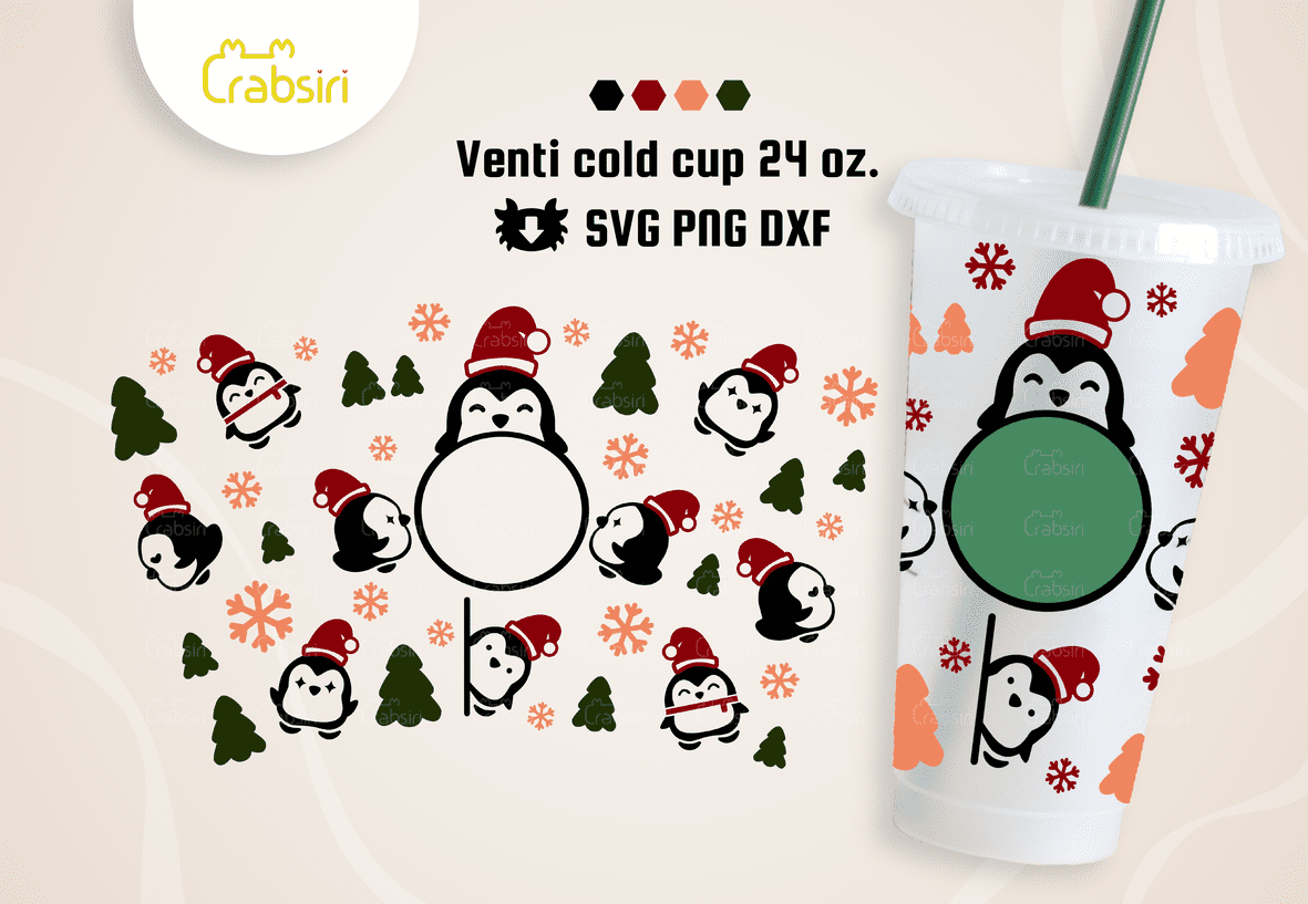 Penguins-Cold-cup-SVG