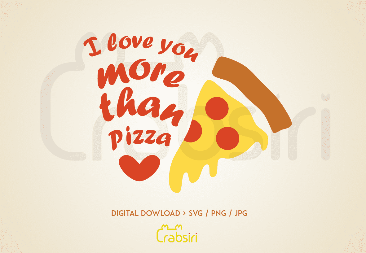 Adesivo Auto I Love Pizza (15 Cm) – Adesivo In Pellicola UV Per Finestrino E Carrozzeria